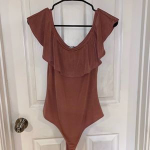 Versatile off the shoulder bodysuit